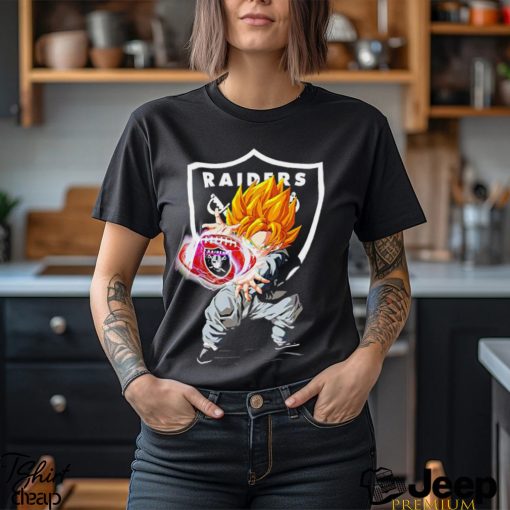 Las Vegas Raiders NFL Goku Dragon Ball shirt