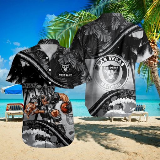 Las Vegas Raiders NFL Hawaiian Shirt Custom Name New Design For Fans