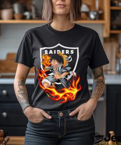 Las Vegas Raiders NFL Luffy One Piece Anime shirt