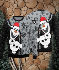 Las Vegas Raiders Olaf Christmas Funny Knitted Sweater