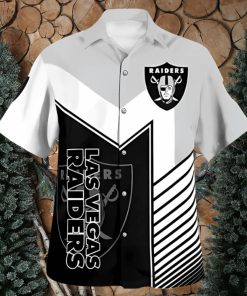 Las Vegas Raiders Standard Floral 3D Hawaiian Shirt Best For Fans Beach Gift For Men And Women