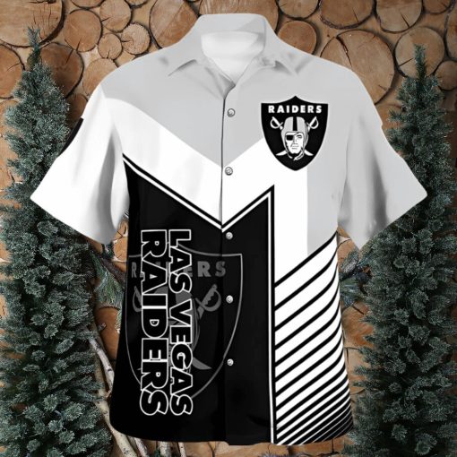 Las Vegas Raiders Standard Floral 3D Hawaiian Shirt Best For Fans Beach Gift For Men And Women