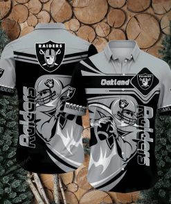 Las Vegas Raiders Standard Paradise Hawaiian Shirt