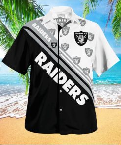 Las Vegas Raiders Standard Paradise Palm 3D Hawaiian Shirt Best For Fans Beach Gift For Men And Women