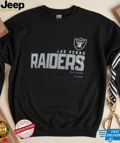 Las Vegas Raiders Team Name Nike Tri Blend NFL T Shirt