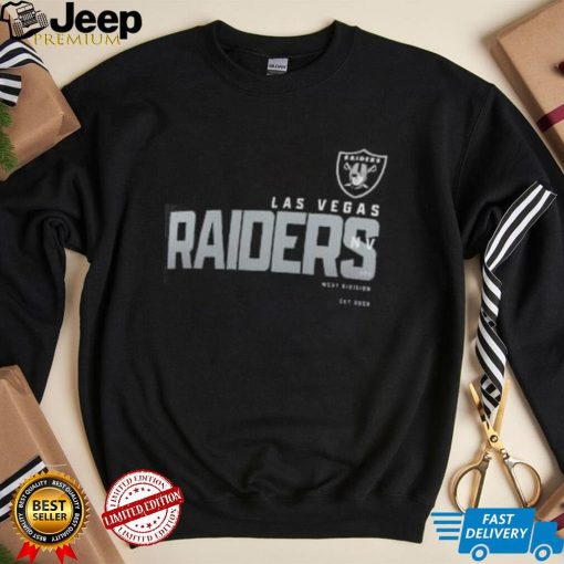 Las Vegas Raiders Team Name Nike Tri Blend NFL T Shirt