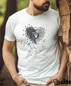 Las Vegas Raiders Tiny Heart Shape 2023 T Shirt