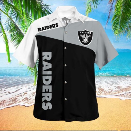 Las Vegas Raiders Vintage 3D Hawaiian Shirt Best For Fans Beach Gift For Men And Women