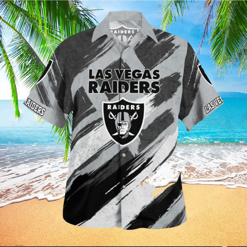 Las Vegas Raiders NFL Hawaiian Shirt Summer Beach Gift