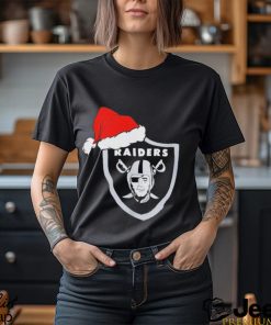 Las Vegas Raiders logo Santa Hat Christmas 2023 Shirt