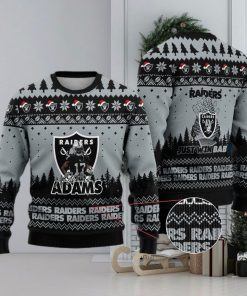 Las Vegas Raiders – Davante Adams #17 Super Bowl LVII 2023 Just Win Baby Ugly Christmas Sweater