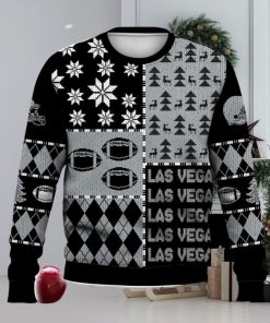 Las Vegas Retro Football American Ugly Christmas Sweater For Men And Women