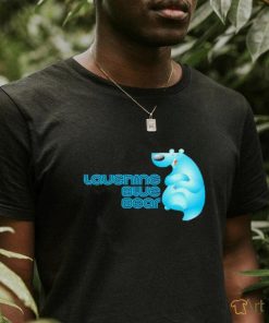 Laughing Blue Bear art shirt