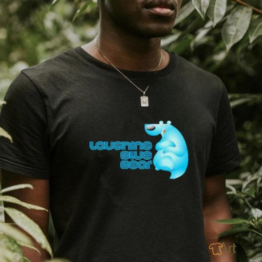 Laughing Blue Bear art shirt