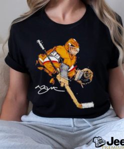 Laurent Brossoit Vegas Hockey Signature Illustration Shirt