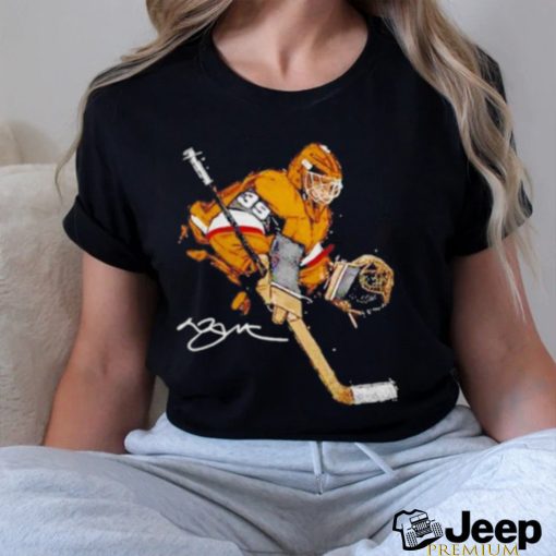 Laurent Brossoit Vegas Hockey Signature Illustration Shirt