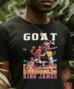 Lebron James Goat King James all season history shirt