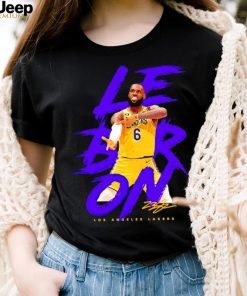 Lebron James Los Angeles Lakers signature Legend 2023 shirt