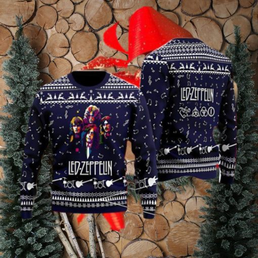 Led Zeppelin Band 3D Printed Ugly Christmas Sweater Nice Gift For Everyone