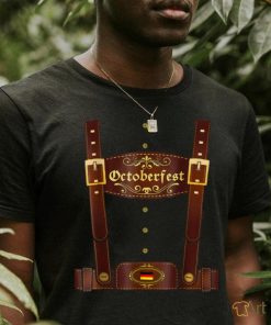 Lederhosen Suspenders Tee Oktoberfest Bavarian Munich Beer T Shirt