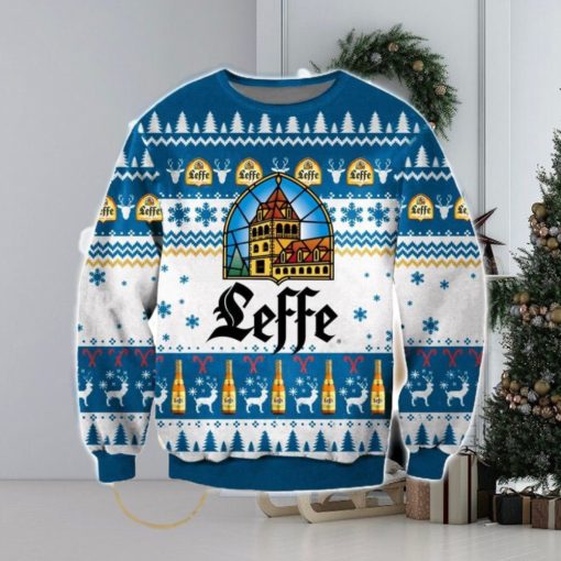 Leffe 3D Ugly Christmas Sweater Christmas Gift