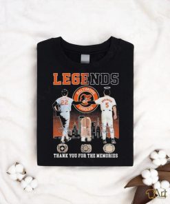 Legends Baltimore Orioles Palmer And Robinson Thank You For The Memories Shirt