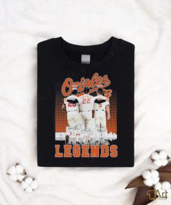 Legends Jim Palmer Brooks Robinson And Frank Robinson Baltimore Orioles Signatures Shirt