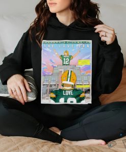 Legennds of lambeau the love era comic shirt