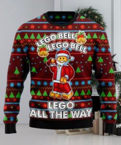 Lego Bell Lego Bell Lego All The Way Ugly Christmas Sweater