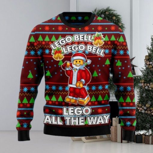 Lego Bell Lego Bell Lego All The Way Ugly Christmas Sweater