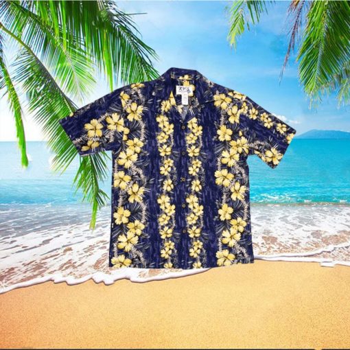 Lei of Aloha AL 543 PP Cotton Poplin Men s Hawaiian Shirt