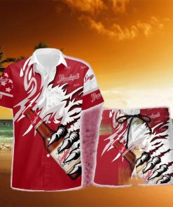 Leinenkugel’s Monster Claw Gift Hawaiian Set Shirt And Short Summer Beach