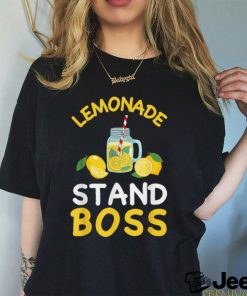 Lemonade Stand Boss Lemon Juice Summer Drink T Shirt