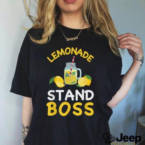 Lemonade Stand Boss Lemon Juice Summer Drink T Shirt