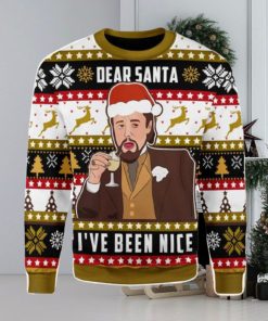 Leo I’ve Been Nice Santa Ugly Christmas Sweater Xmas Gift Men And Women Christmas Sweater