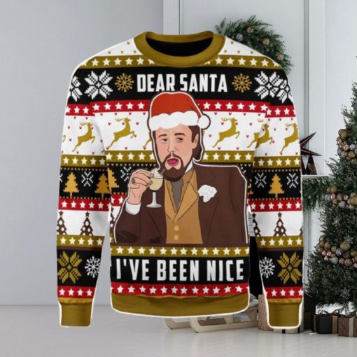 Leo I’ve Been Nice Santa Ugly Christmas Sweater Xmas Gift Men And Women Christmas Sweater