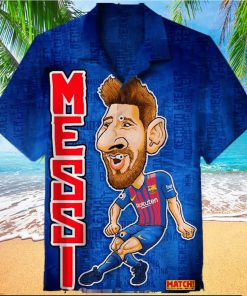 Leo Messi The Goat Hawaiian Shirt