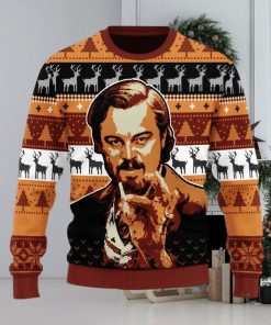Leo Pointing Ugly Christmas Sweater Christmas Gift For Men And Women