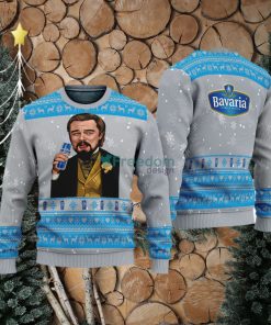 Leonardo Dicaprio Drink Beer bavaria Grey Funny Ugly Christmas Sweater Gift For Fans