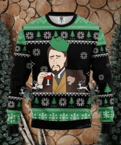 Leonardo Dicaprio Drinking Meme Womens Ugly Sweater