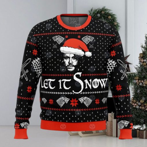 Let It Snow Game of Thrones Ugly Christmas Sweater