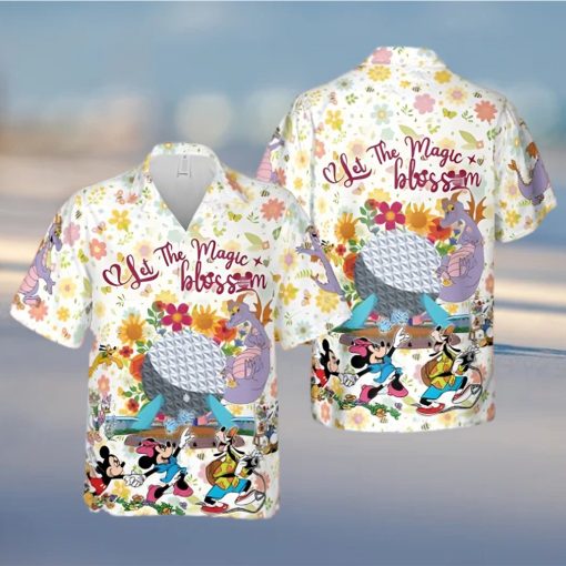 Let The Magic Blossom Disney Epcot Flower And Garden Festival Hawaiian Shirt