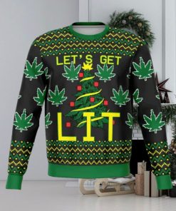 Let’s Get Lit Ugly Christmas Sweater