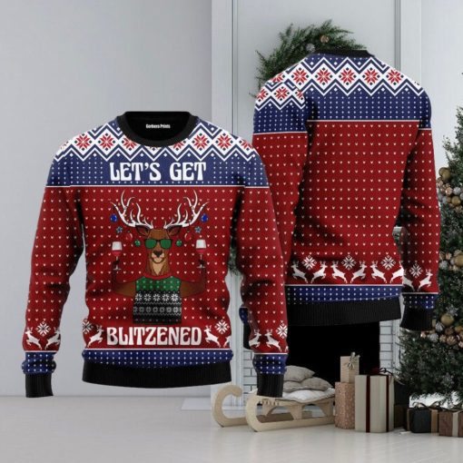 Let’s Get Slouchy Ugly Christmas Sweater For Men And Women