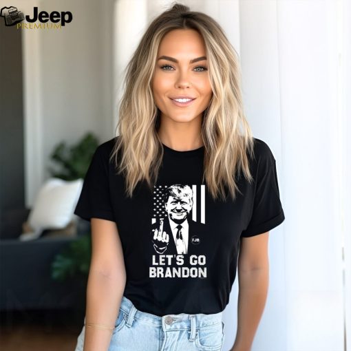 Let’s Go Brandon T shirt, Trump Flip Off Biden Tee, Donald Trump Shirt, Nascar Chant, Political, Joe Biden, Flip the Bird, Middle Finger