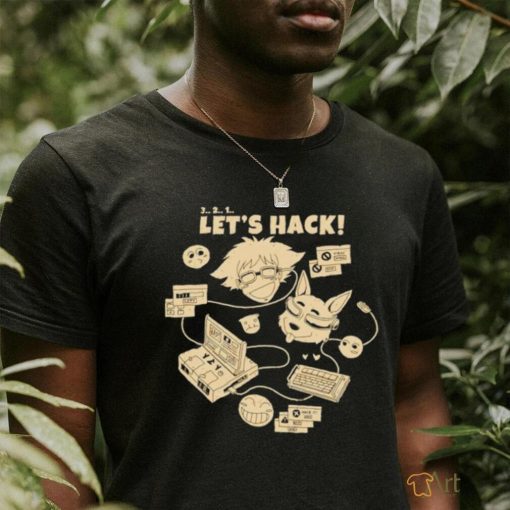 Let’s Hack game shirt