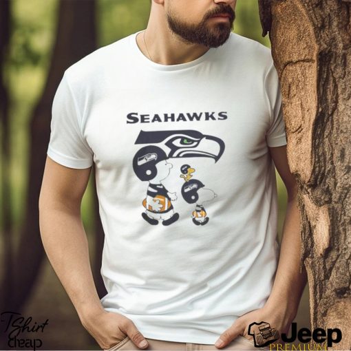 Let’s play Football together Snoopy Seattle Seahawks Shirt