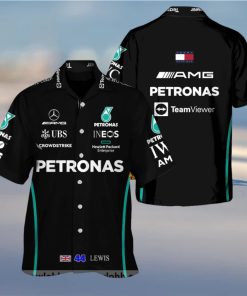 Lewis Hamilton Mercedes F1 Hawaiian Shirt