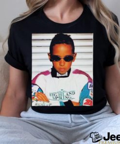 Lewis Hamilton Wearing Image Of Himself As A Young Kid In A Serious Pose New Shirt