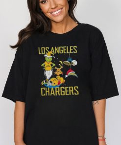 The Grinch And Dog Los Angeles Chargers Christmas 2023 Shirt